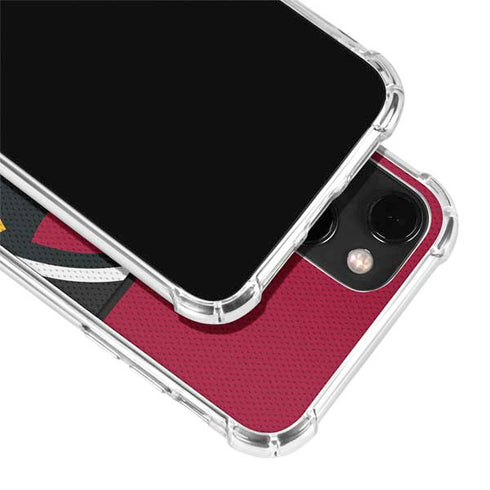 NFL Arizona Cardinals Zone Block iPhone 14 Plus Clear Case