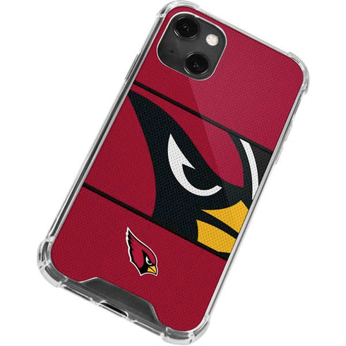 NFL Arizona Cardinals Zone Block iPhone 14 Plus Clear Case