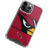 NFL Arizona Cardinals Zone Block iPhone 14 Pro Clear Case