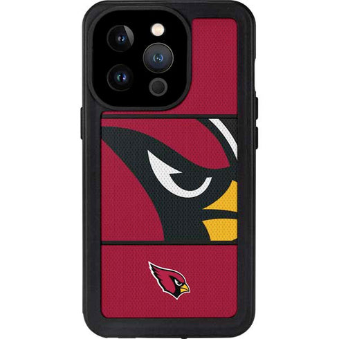 NFL Arizona Cardinals Zone Block iPhone 14 Pro Waterproof Case
