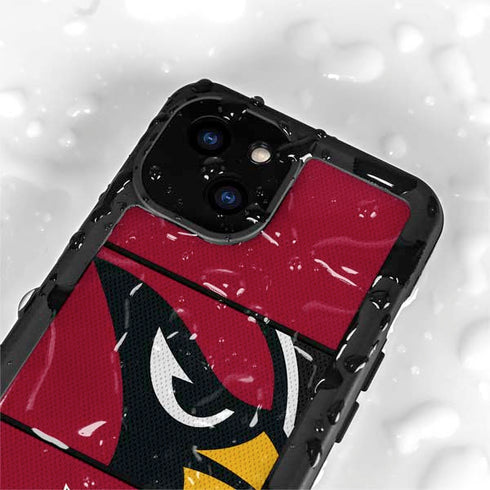 NFL Arizona Cardinals Zone Block iPhone 15 Plus Waterproof Case