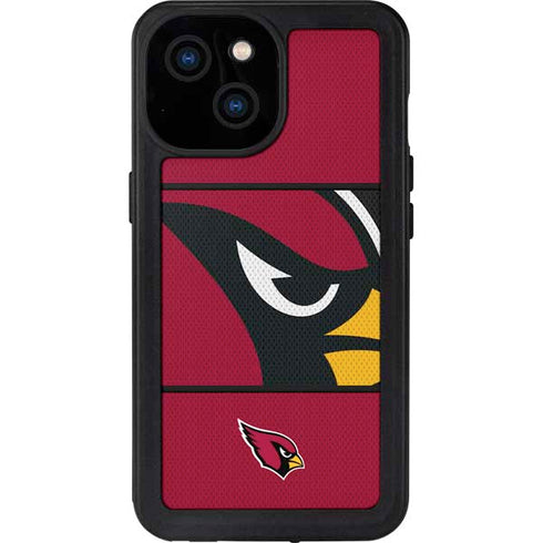 NFL Arizona Cardinals Zone Block iPhone 15 Waterproof Case