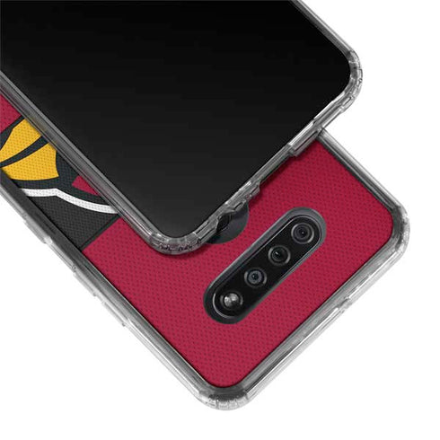 NFL Arizona Cardinals Zone Block LG K51/Q51 Clear Case