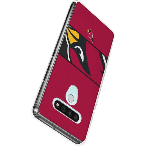 NFL Arizona Cardinals Zone Block LG Stylo 6 Clear Case