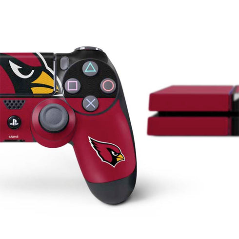 NFL Arizona Cardinals Zone Block PS4 Console and Controller Bundle Skin