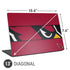 NFL Arizona Cardinals Zone Block Universal Laptop 13in (10.6 x 7.6in) Skin
