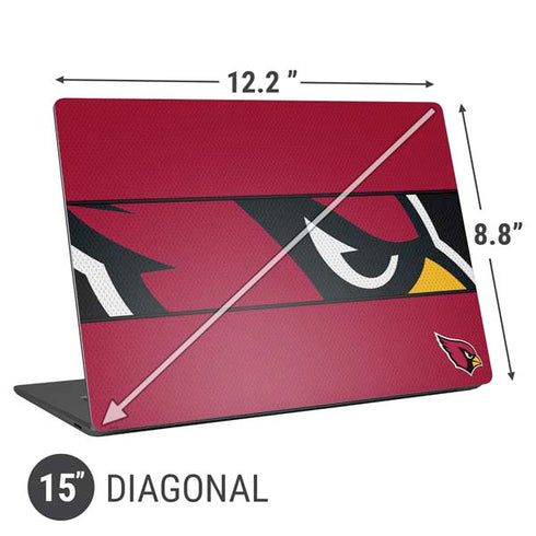 NFL Arizona Cardinals Zone Block Universal Laptop 15in (12.2 x 8.8in) Skin