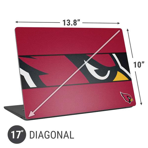 NFL Arizona Cardinals Zone Block Universal Laptop 17in (13.8 x 10in) Skin