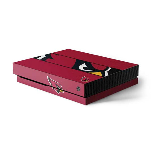 NFL Arizona Cardinals Zone Block Xbox One X Console Skin