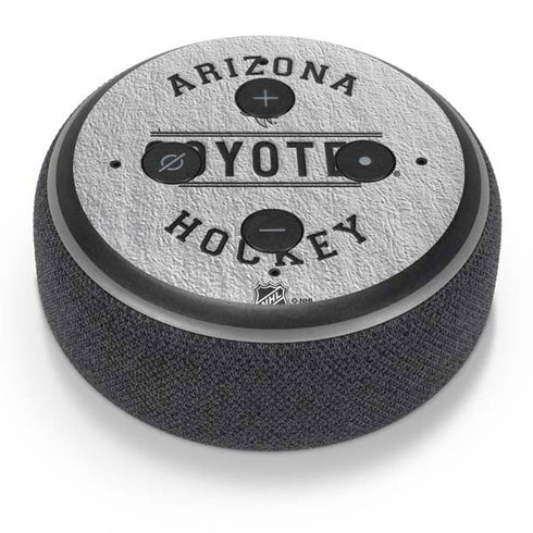 NHL Arizona Coyotes Black Text Amazon Echo Dot Skin