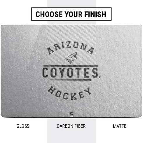 NHL Arizona Coyotes Black Text Dell Vostro Skin