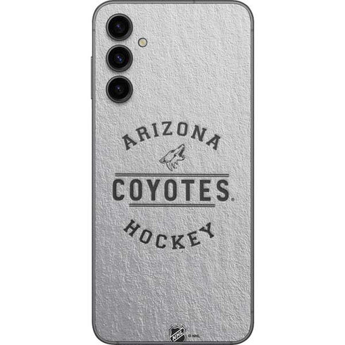 NHL Arizona Coyotes Black Text Galaxy A14 5G Skin