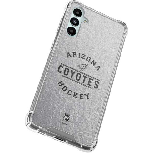 NHL Arizona Coyotes Black Text Galaxy A15 5G Clear Case