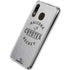 NHL Arizona Coyotes Black Text Galaxy A30 Clear Case