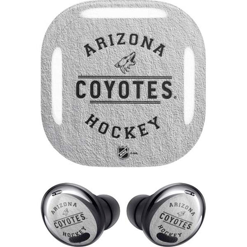 NHL Arizona Coyotes Black Text Galaxy Buds Pro Skin