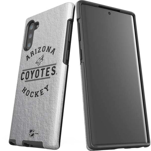 NHL Arizona Coyotes Black Text Galaxy Note 10 Pro Case