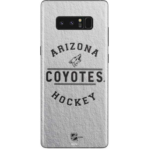 NHL Arizona Coyotes Black Text Galaxy Note 8 Skin