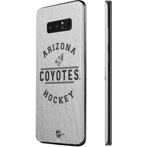 NHL Arizona Coyotes Black Text Galaxy Note 8 Skin
