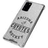 NHL Arizona Coyotes Black Text Galaxy Note20 5G Clear Case