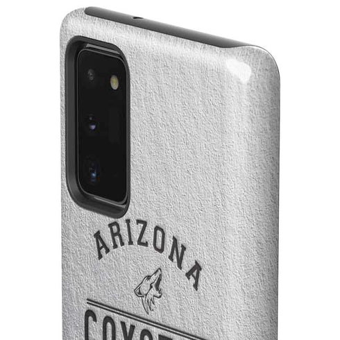 NHL Arizona Coyotes Black Text Galaxy Note20 5G Pro Case