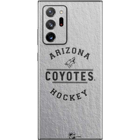 NHL Arizona Coyotes Black Text Galaxy Note20 Ultra 5G Skin