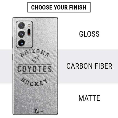 NHL Arizona Coyotes Black Text Galaxy Note20 Ultra 5G Skin