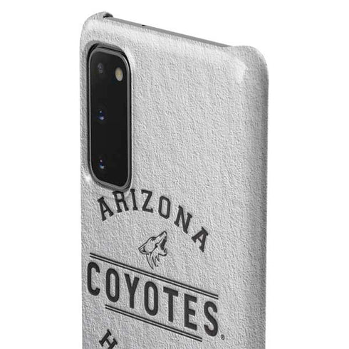NHL Arizona Coyotes Black Text Galaxy S20 Lite Case