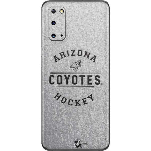 NHL Arizona Coyotes Black Text Galaxy S20 Skin