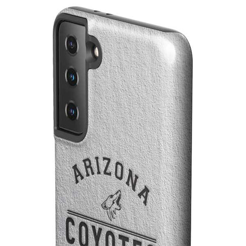 NHL Arizona Coyotes Black Text Galaxy S21 FE Pro Case