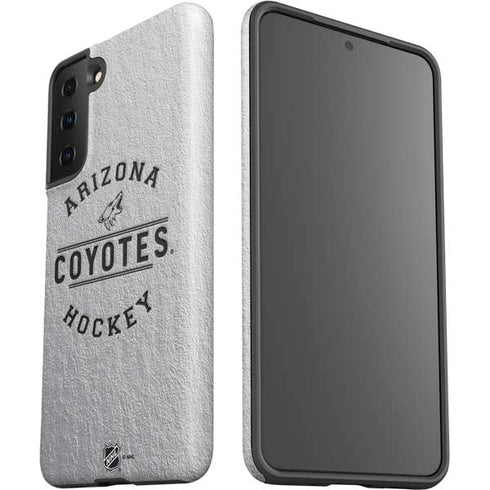 NHL Arizona Coyotes Black Text Galaxy S21 FE Pro Case