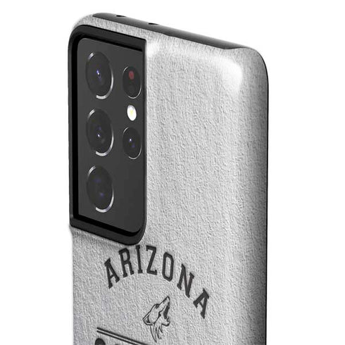 NHL Arizona Coyotes Black Text Galaxy S21 Ultra 5G Pro Case