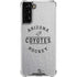 NHL Arizona Coyotes Black Text Galaxy S22 Plus Clear Case