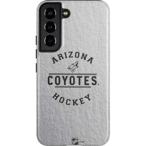 NHL Arizona Coyotes Black Text Galaxy S22 Pro Case