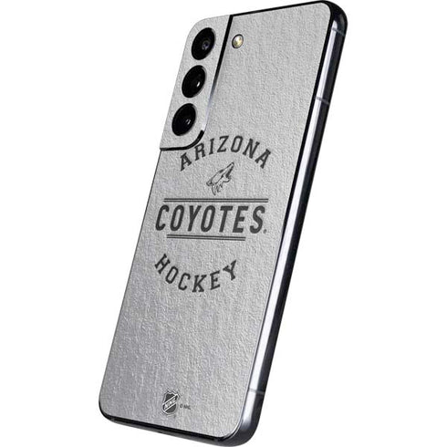 NHL Arizona Coyotes Black Text Galaxy S22 Skin