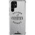 NHL Arizona Coyotes Black Text Galaxy S22 Ultra Clear Case