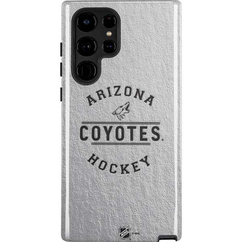 NHL Arizona Coyotes Black Text Galaxy S22 Ultra Pro Case