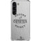 NHL Arizona Coyotes Black Text Galaxy S23 Clear Case