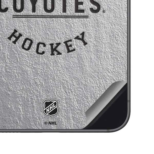 NHL Arizona Coyotes Black Text Galaxy S23 FE Skin