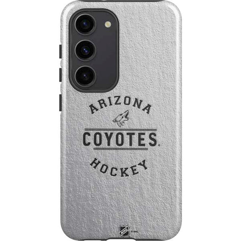 NHL Arizona Coyotes Black Text Galaxy S23 Pro Case