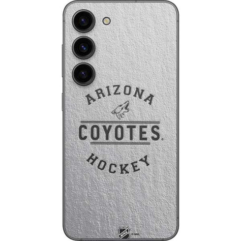 NHL Arizona Coyotes Black Text Galaxy S23 Skin