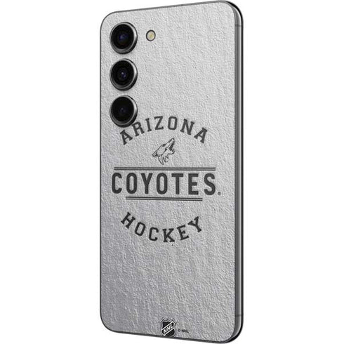NHL Arizona Coyotes Black Text Galaxy S23 Skin