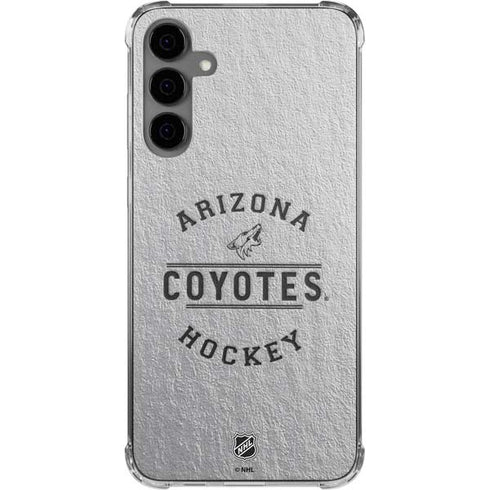 NHL Arizona Coyotes Black Text Galaxy S24 Plus Clear Case