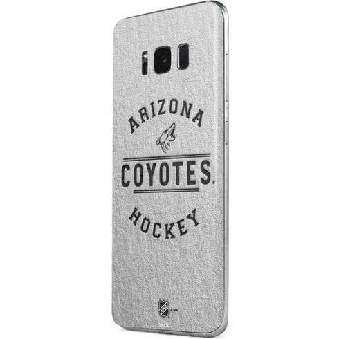 NHL Arizona Coyotes Black Text Galaxy S8 Skin