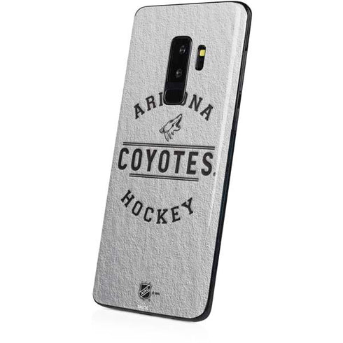 NHL Arizona Coyotes Black Text Galaxy S9 Plus Skin