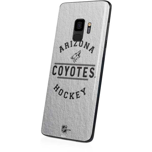 NHL Arizona Coyotes Black Text Galaxy S9 Skin