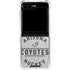 NHL Arizona Coyotes Black Text Galaxy Z Flip5 5G Clear Case