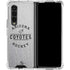 NHL Arizona Coyotes Black Text Galaxy Z Fold4 5G Clear Case