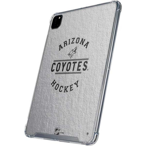 NHL Arizona Coyotes Black Text iPad Pro 12.9in (2020) Clear Case