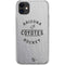 NHL Arizona Coyotes Black Text iPhone 11 Clear Case