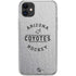 NHL Arizona Coyotes Black Text iPhone 11 Clear Case